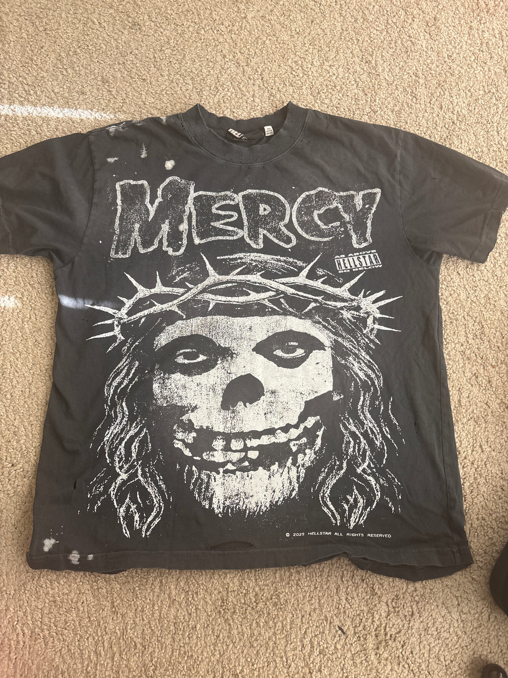 HellStar X Misfits Tee size medium