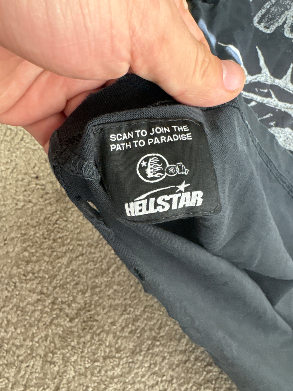 HellStar X Misfits Tee size medium